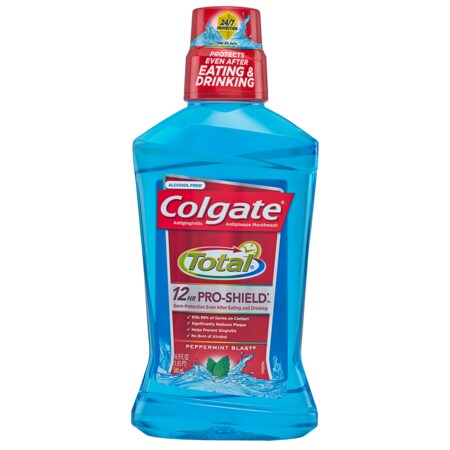 Colgate Total 12 Hour Pro-Shield Peppermint Blast Mouthwash 16.9 fl. oz., PK6 167122